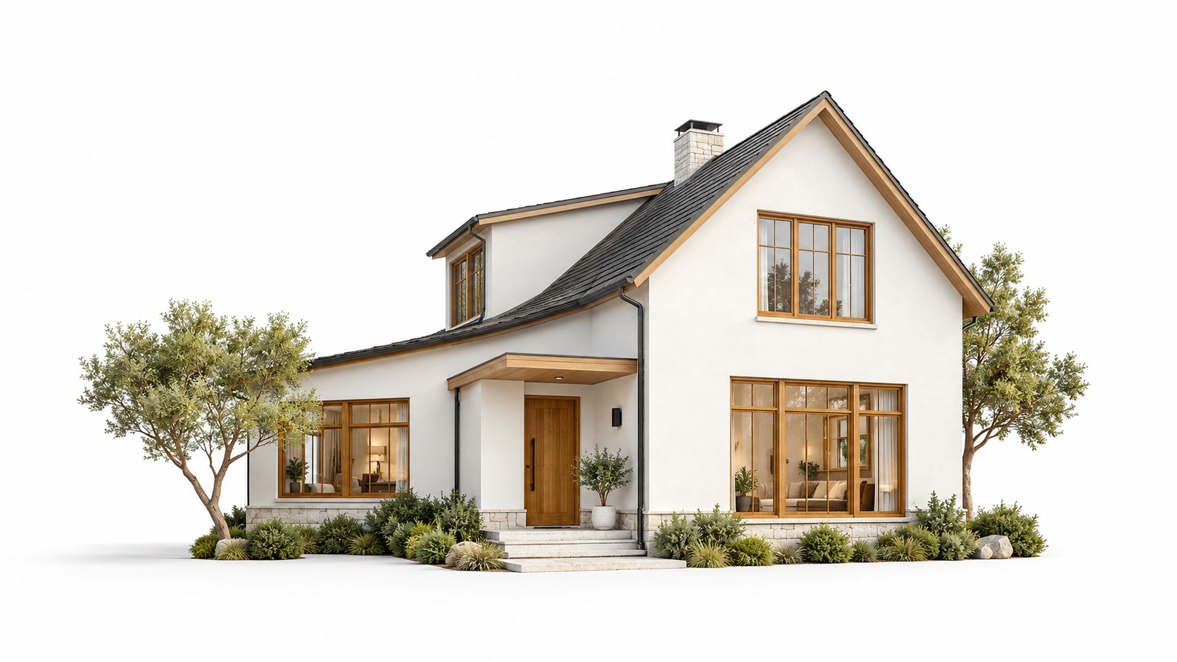 Иллюстрация: загородный дом